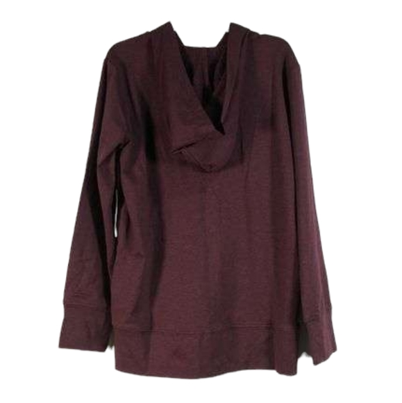 NWT Rumi + Ryder Maroon Zipper Hoodie Jacket sz S 6 7 - Picture 1 of 4